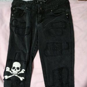 Tripp NYC Skull Skinny Jeans size 5